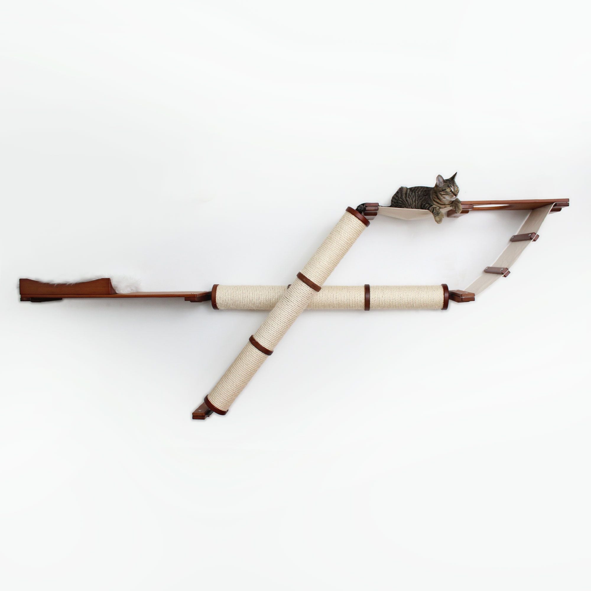 The Plateau - Horizontal Cat Scratcher Bed Set by Catastrophic Creations
