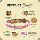 Melrose Sambboho dog collar (rolled)