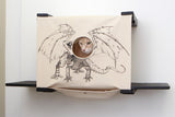 Cat Cubby for Wall - Covered Cat Bed by Catastrophic Creations