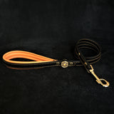 ''Bijou'' harness Black & Orange for big dogs