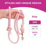 Light Pink Boho Chic Style Leash