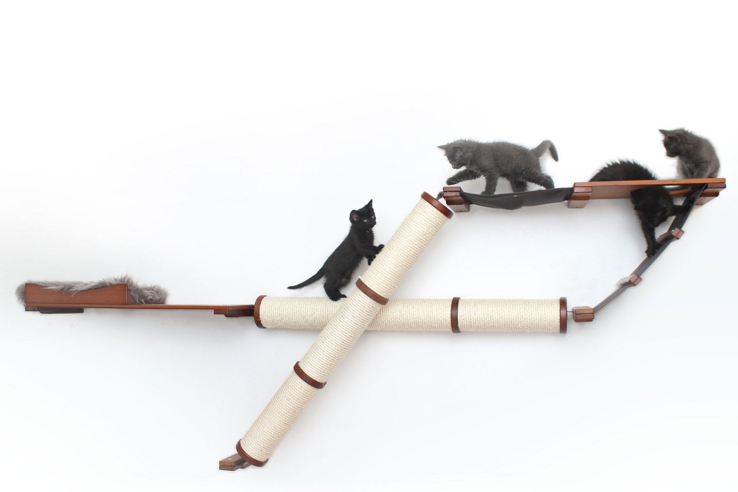 The Plateau - Horizontal Cat Scratcher Bed Set by Catastrophic Creations