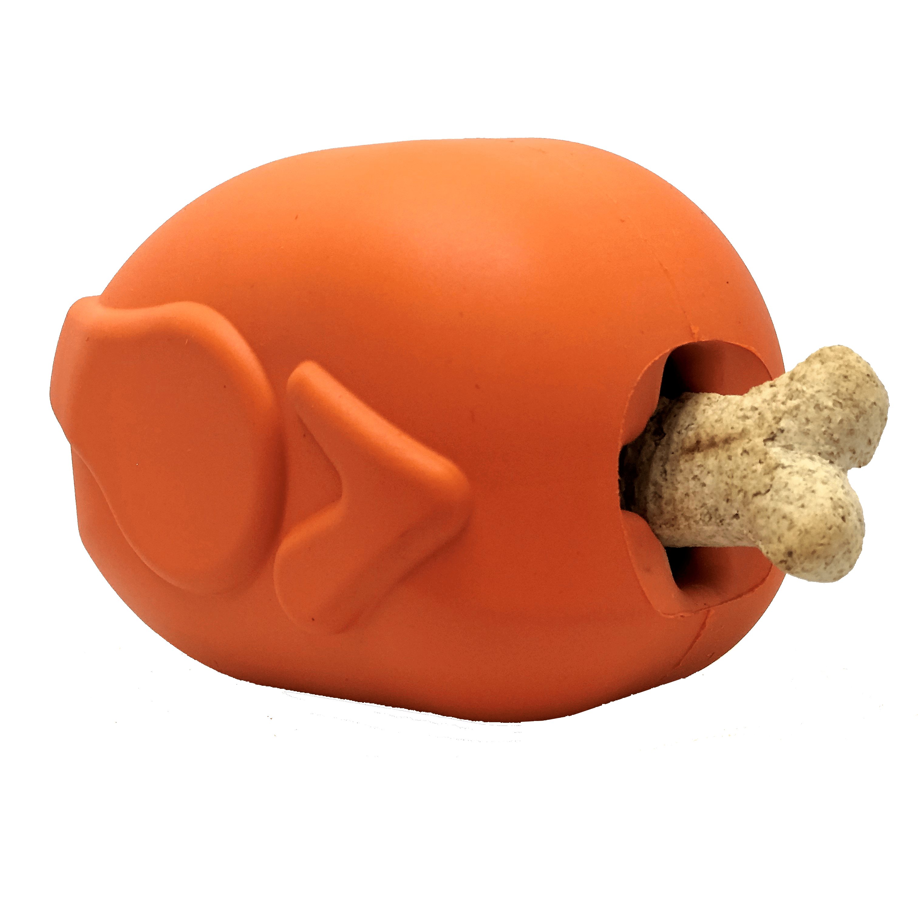 Roasted Turkey Rubber Treat Dispenser | USA Made | SodaPup