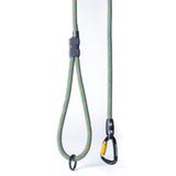 Customizable Boulder Hybrid Rope Dog Leash | Swiveling Carabiner | Tuenne
