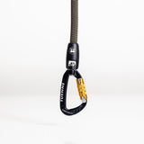 Customizable Boulder Hybrid Rope Dog Leash | Swiveling Carabiner | Tuenne