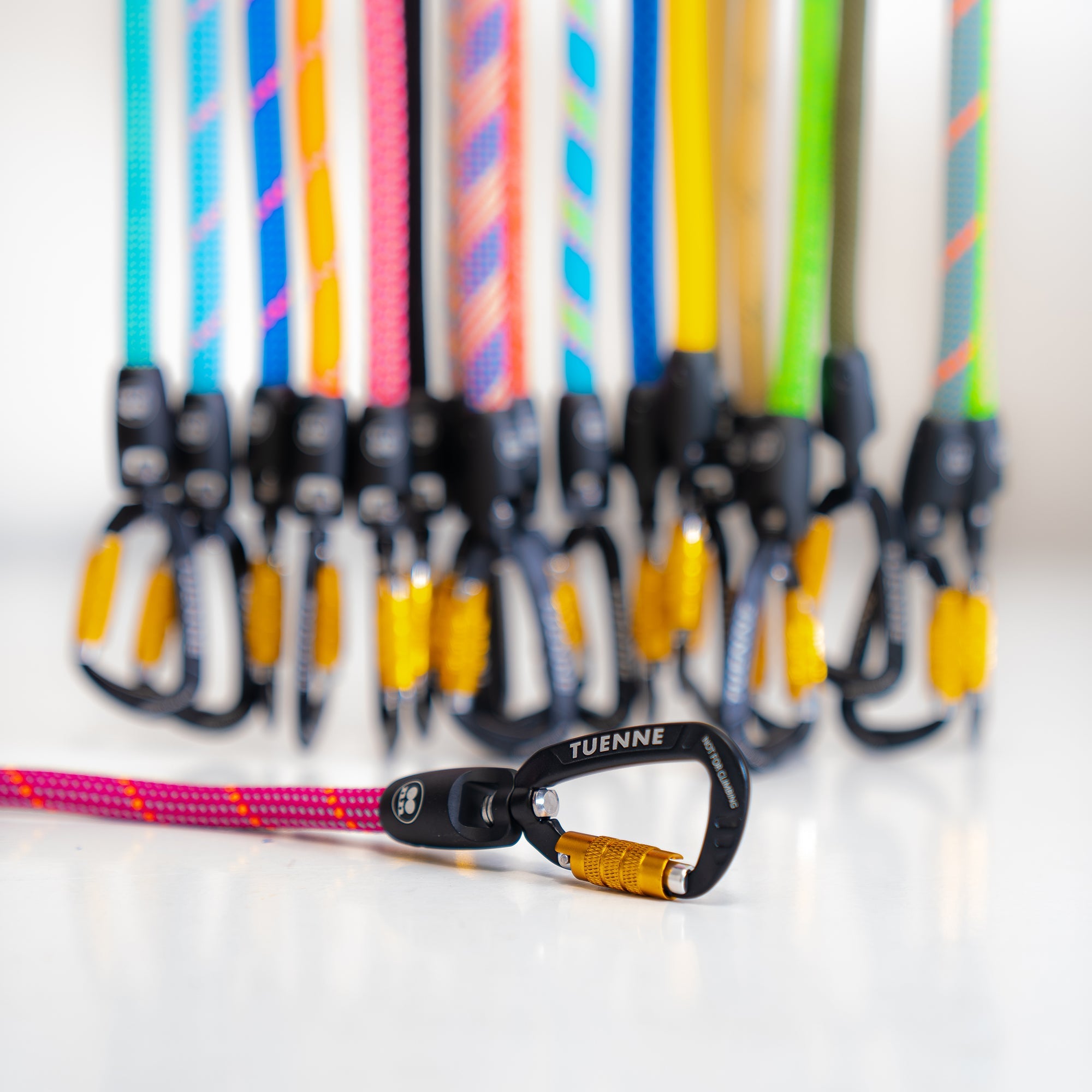 Customizable Rope Dog Leash – 2ft to 6ft | Auto-Locking | Tuenne