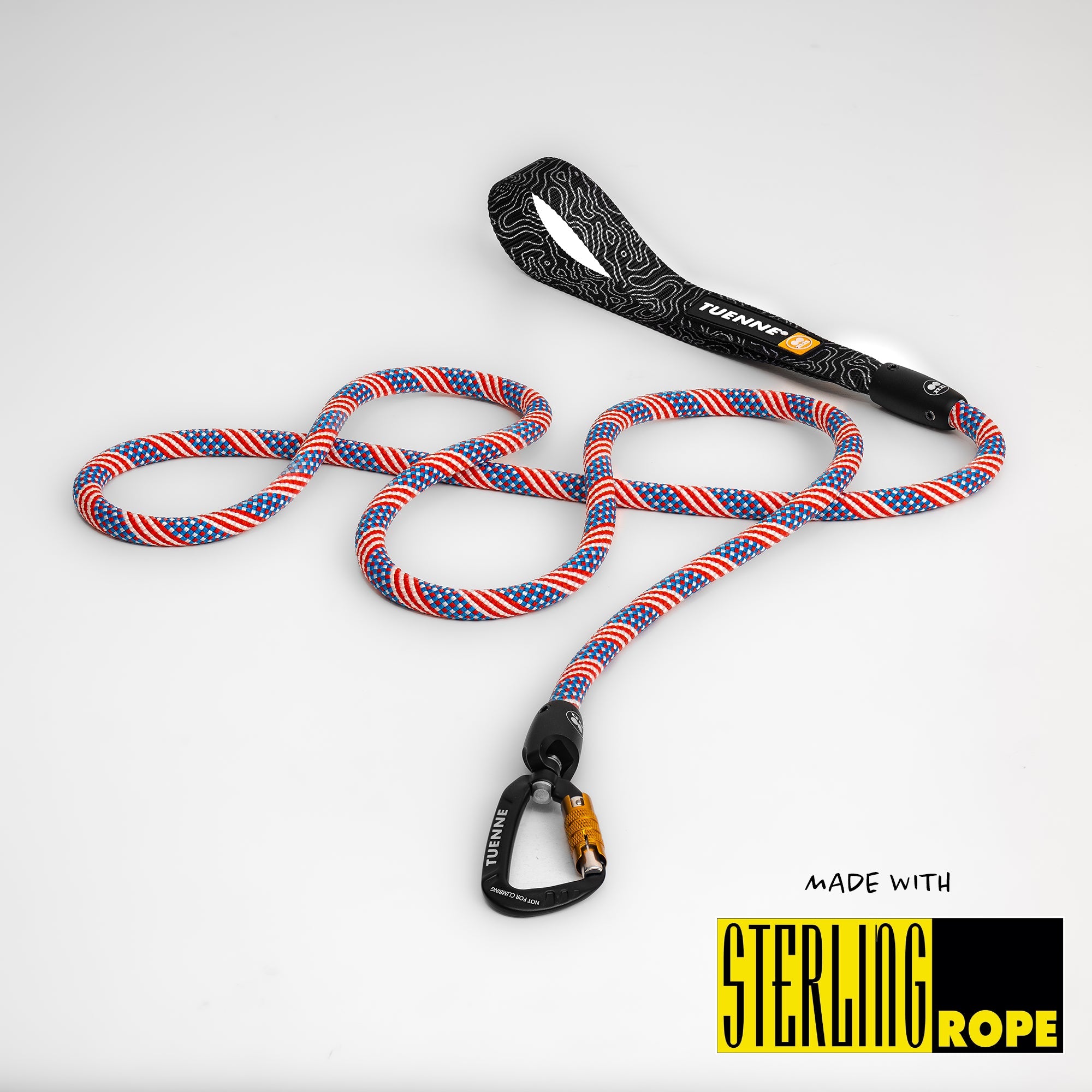Customizable Rope Dog Leash – 2ft to 6ft | Auto-Locking | Tuenne