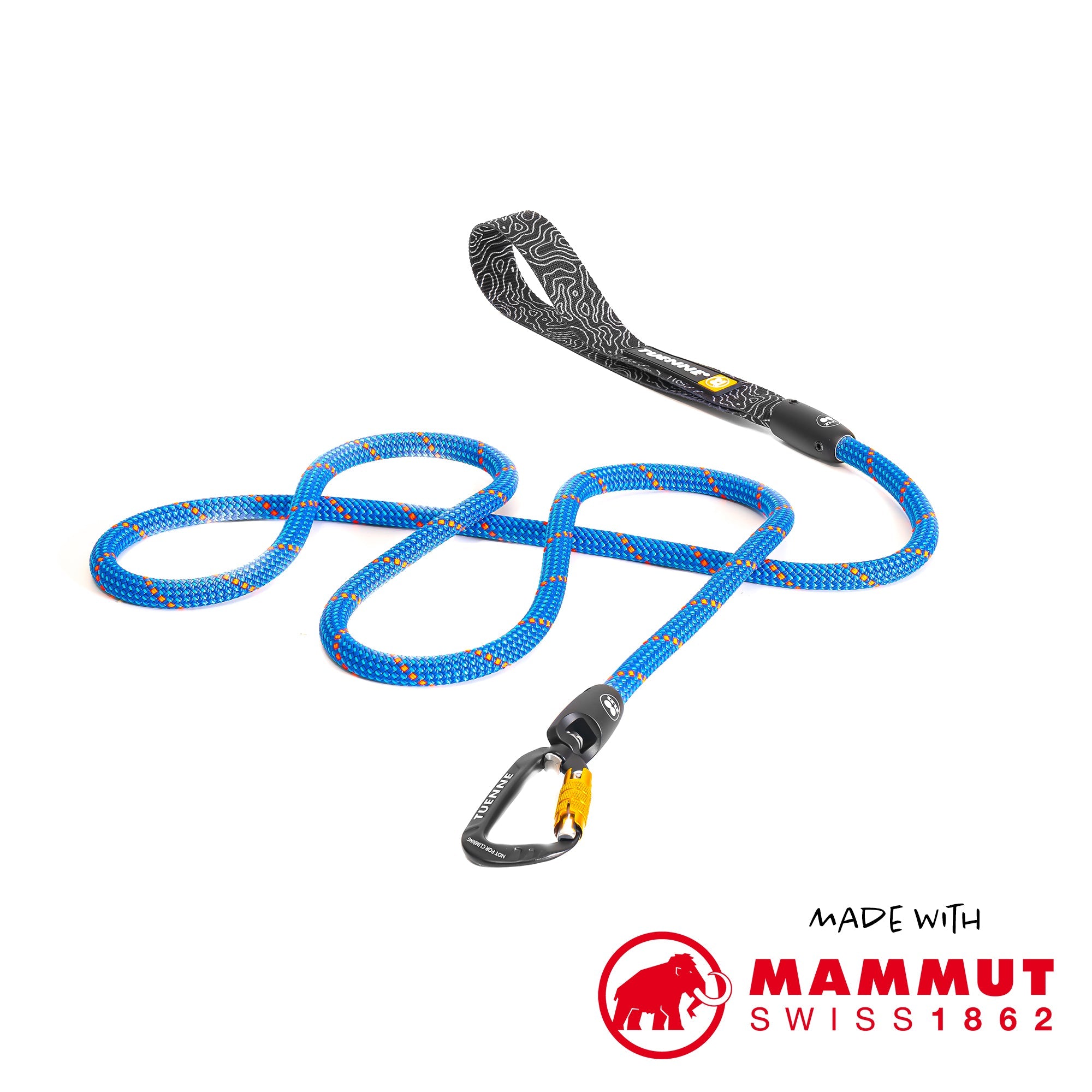 Customizable Rope Dog Leash – 2ft to 6ft | Auto-Locking | Tuenne