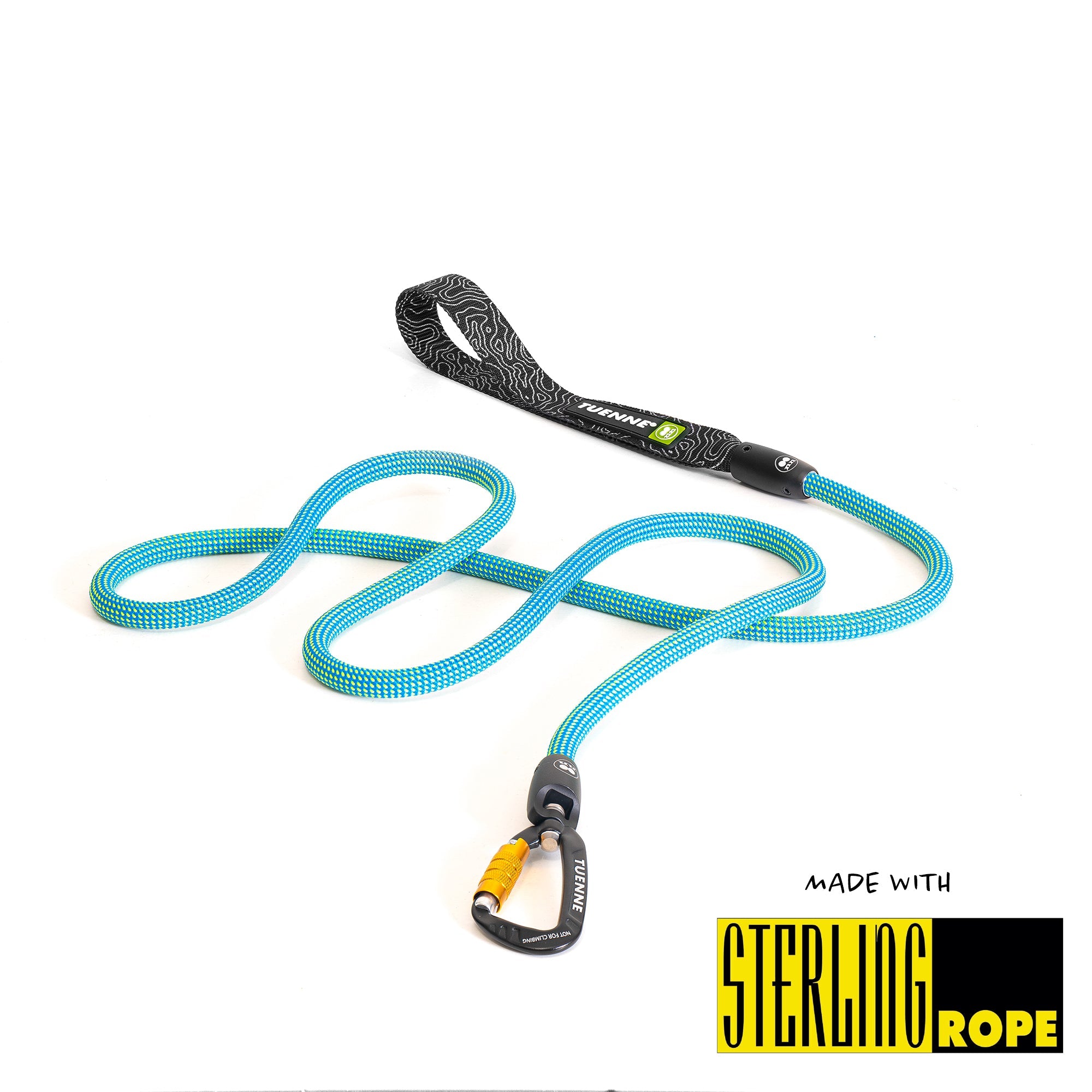Customizable Rope Dog Leash – 2ft to 6ft | Auto-Locking | Tuenne