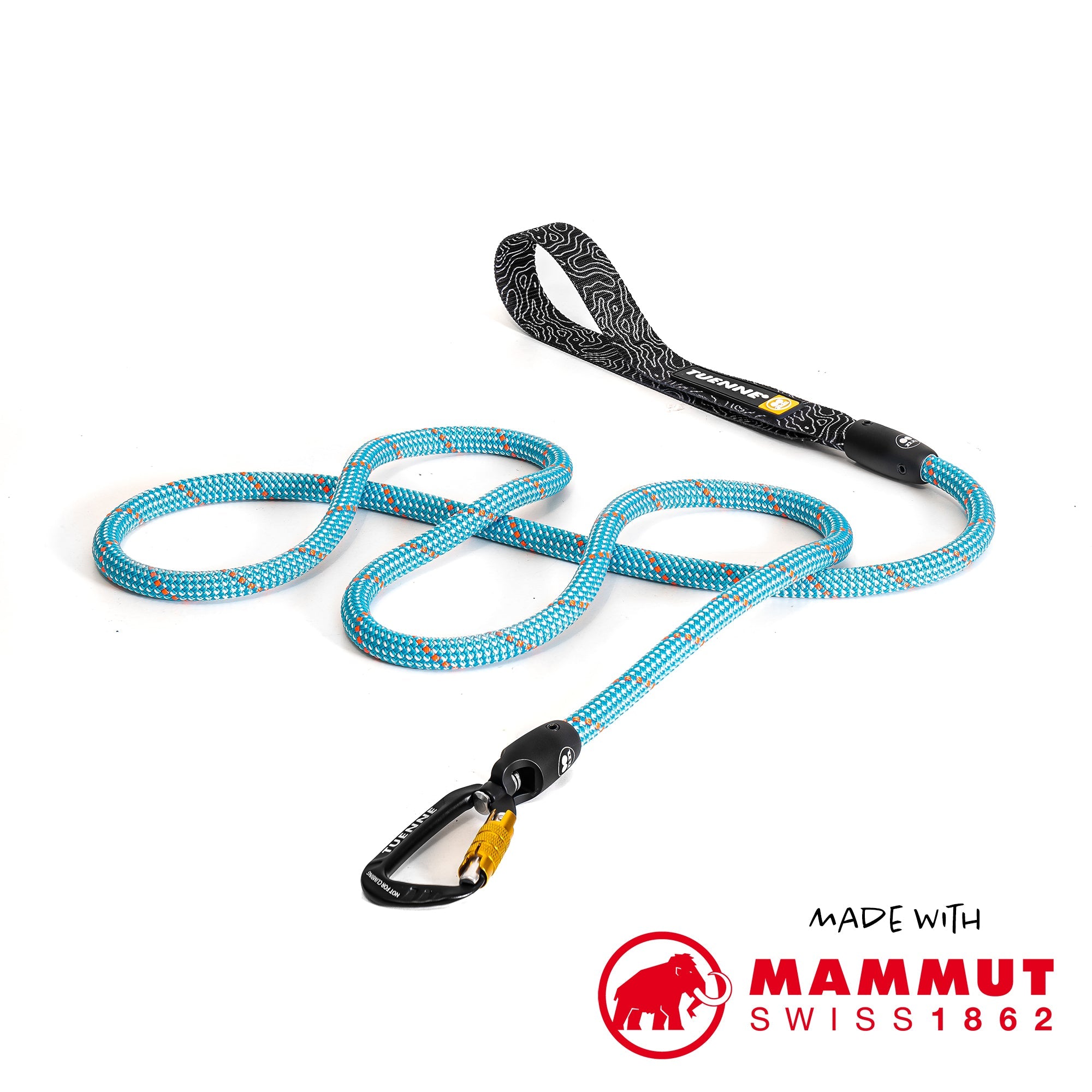 Customizable Rope Dog Leash – 2ft to 6ft | Auto-Locking | Tuenne