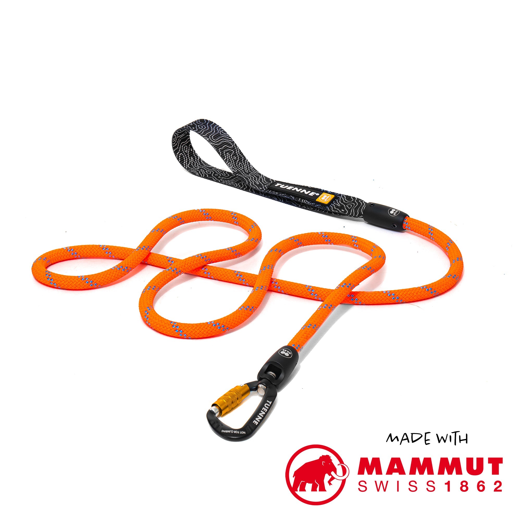 Customizable Rope Dog Leash – 2ft to 6ft | Auto-Locking | Tuenne