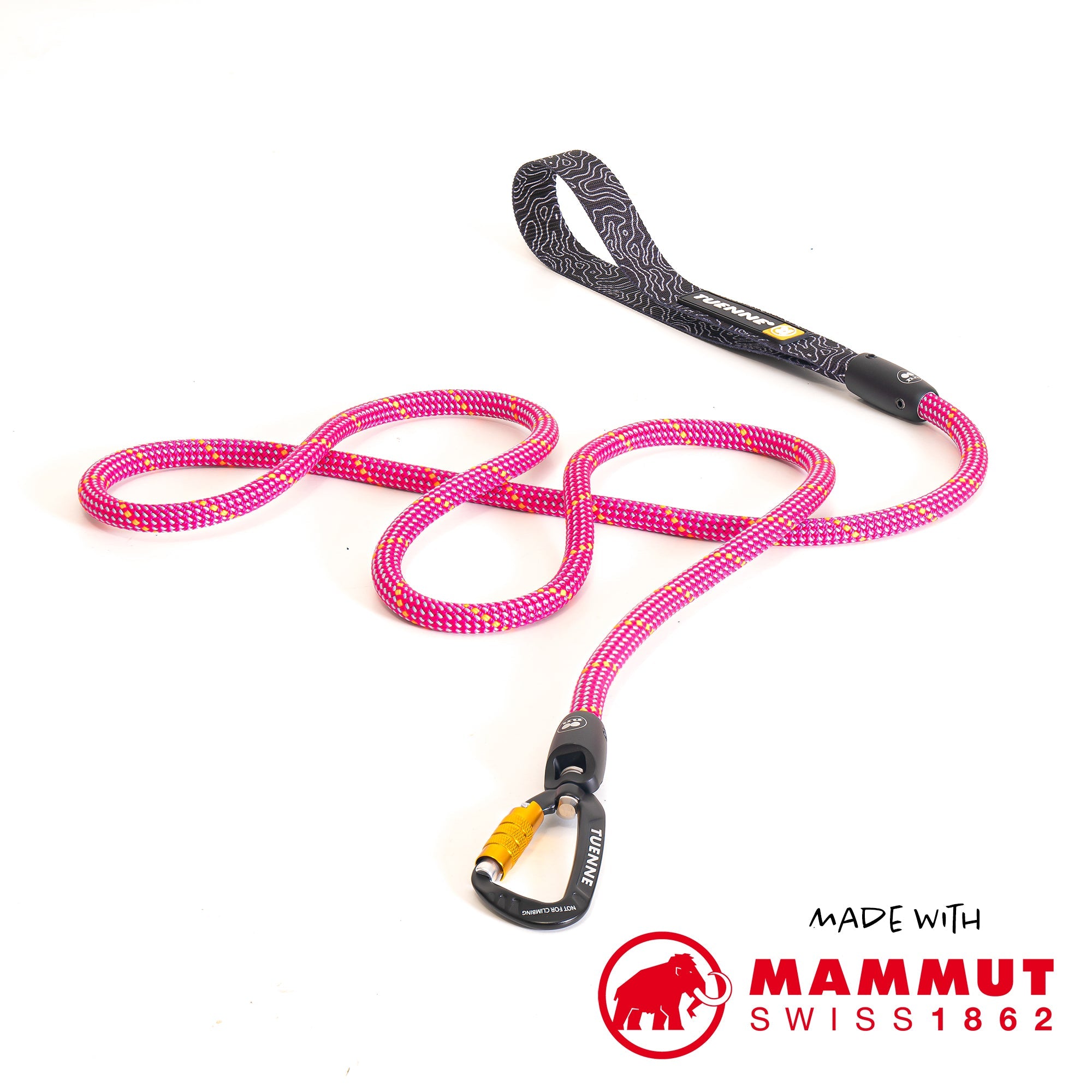 Customizable Rope Dog Leash – 2ft to 6ft | Auto-Locking | Tuenne