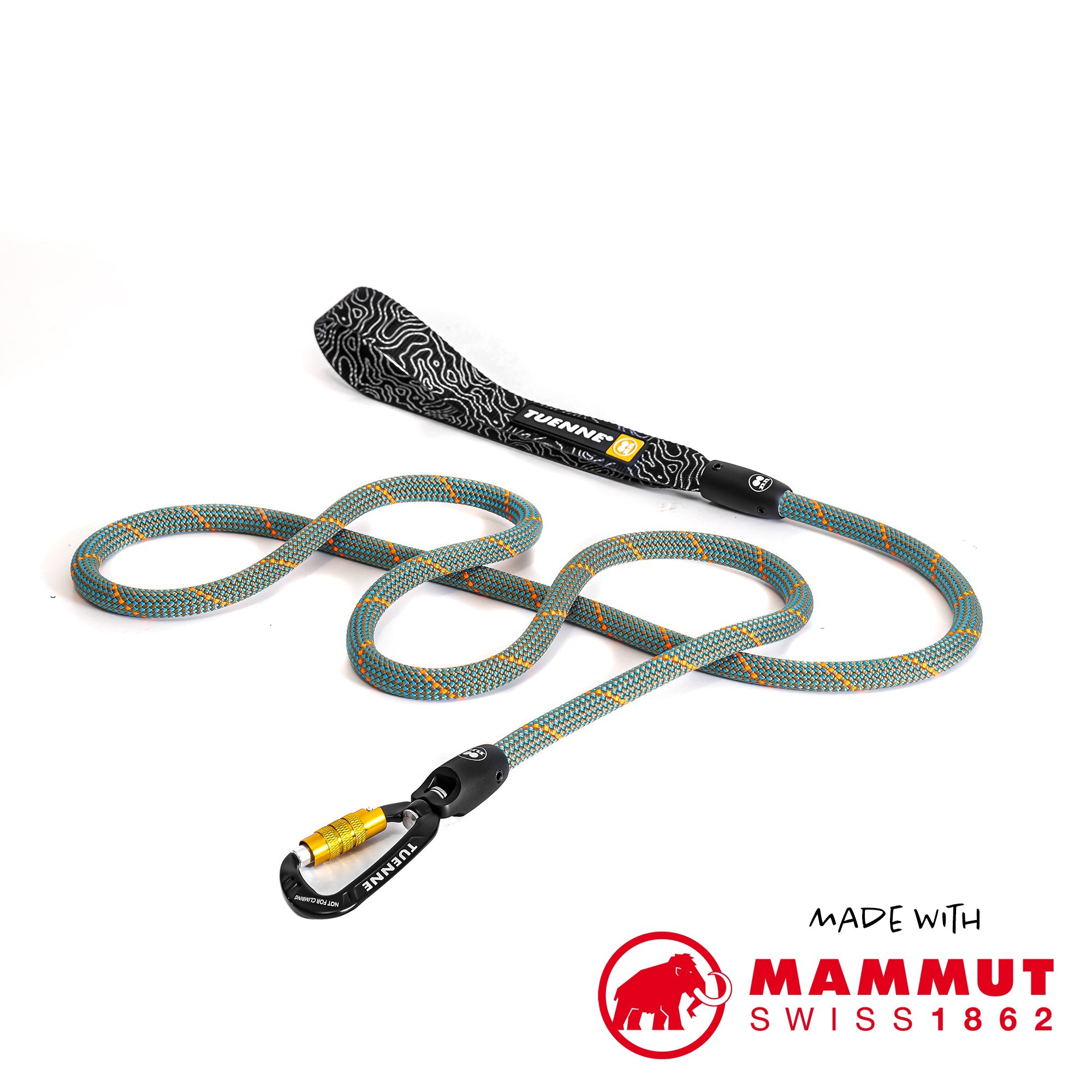 Customizable Rope Dog Leash – 2ft to 6ft | Auto-Locking | Tuenne