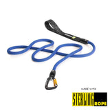 Customizable Rope Dog Leash – 2ft to 6ft | Auto-Locking | Tuenne
