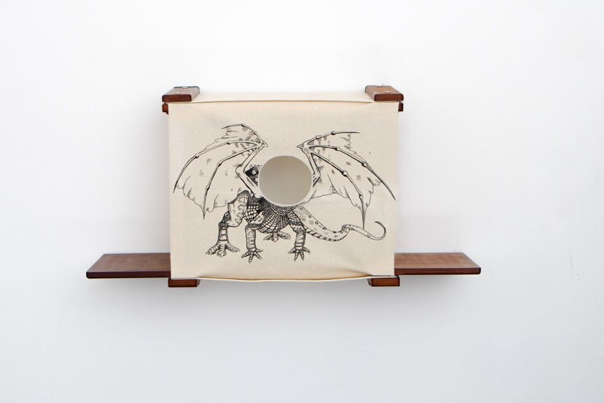 Cat Cubby for Wall - Covered Cat Bed by Catastrophic Creations