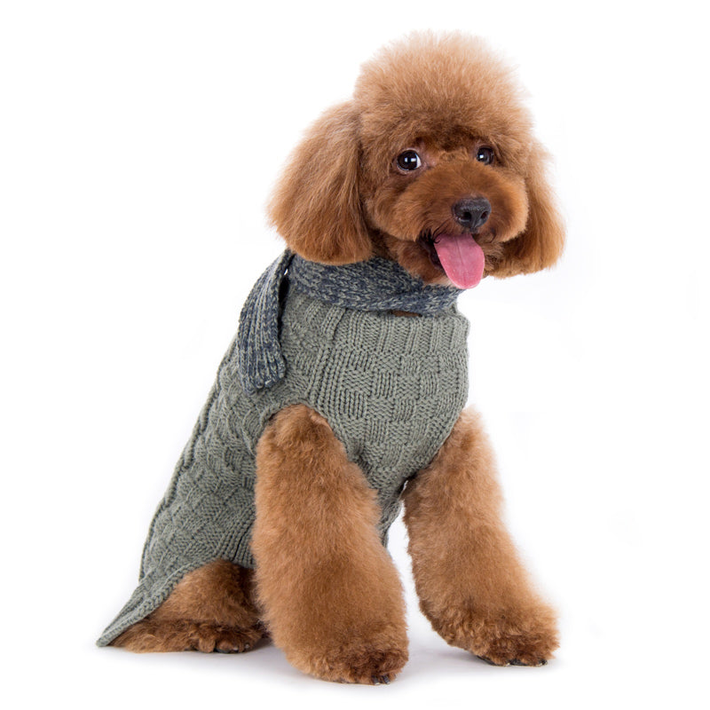 Urban Cable Scarf Sweater
