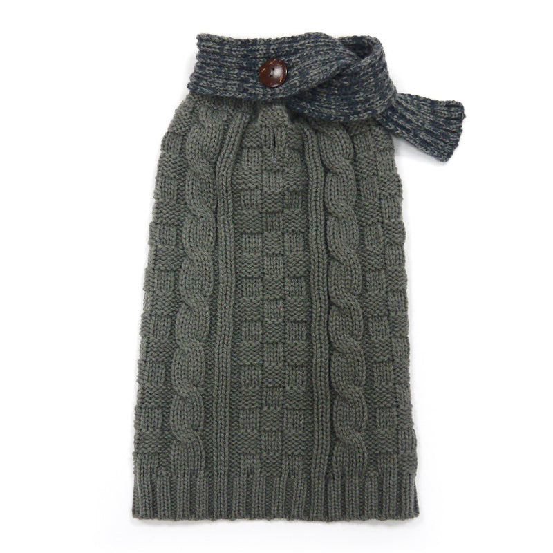 Urban Cable Scarf Sweater