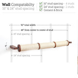 Horizontal Scratching Post for Cats by Catastrophic Creations
