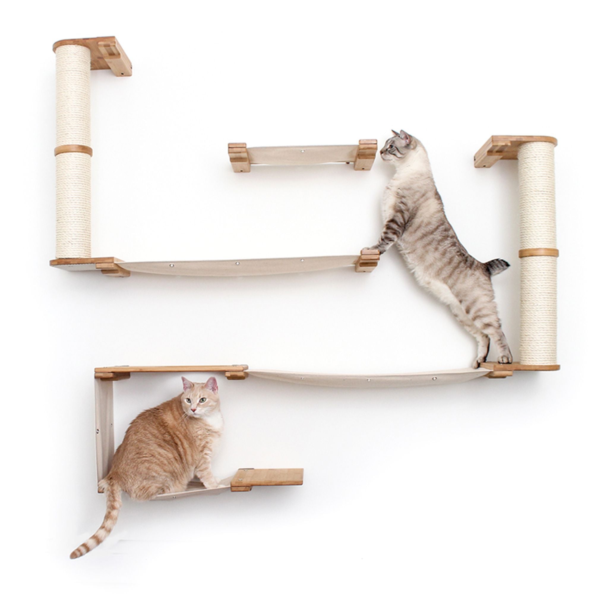 The Roman - A Wall Mounted Cat Scratcher Tree by Catastrophic Creations