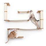 The Roman - A Wall Mounted Cat Scratcher Tree by Catastrophic Creations
