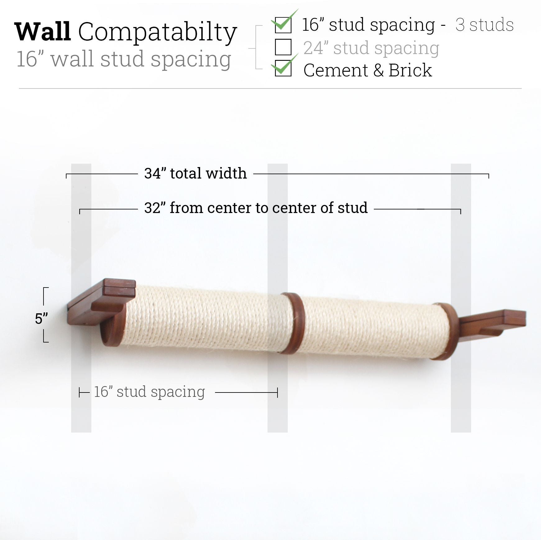 Horizontal Scratching Post for Cats by Catastrophic Creations