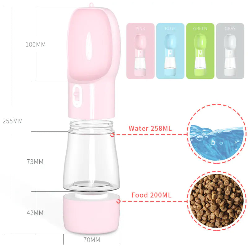 Pet Dog Water Bottle FeederKeep Your Pup Hydrated on the Go with the Pet Dog Water Bottle Feeder!

Description: If you're always on the go with your furry friend, the Pet Dog Water Bottle FeedPet Dog Water Bottle Feeder