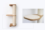 Wall Mounted Cat Climbing Pole - Sisal by Catastrophic Creations