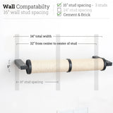 Horizontal Scratching Post for Cats by Catastrophic Creations